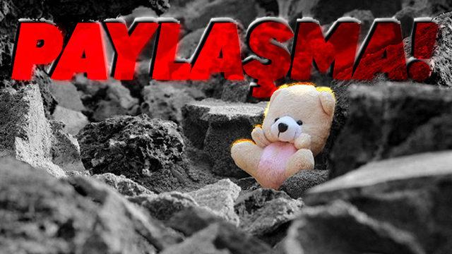 Kendinizi Onların Yerine Koyup, Bir Kez Daha Düşünün! Enkaz Altından Çıkarılan Çocuk Görüntülerini Neden Paylaşmamalıyız?