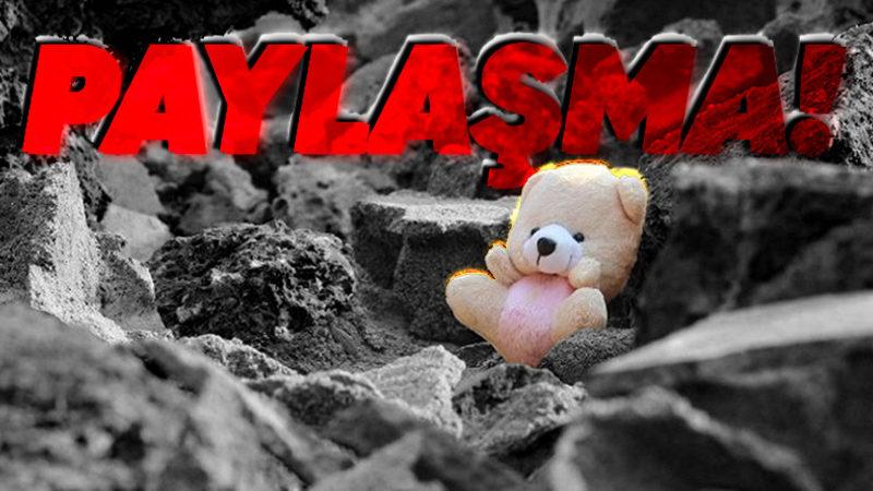 Kendinizi Onların Yerine Koyup, Bir Kez Daha Düşünün! Enkaz Altından Çıkarılan Çocuk Görüntülerini Neden Paylaşmamalıyız?