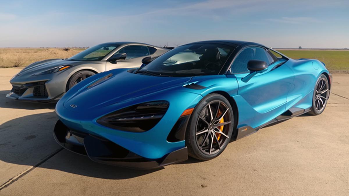 Chevrolette Corvette Z06 ve McLaren 765LT, Drag Yarışında Karşı Karşıya [VİDEO]
