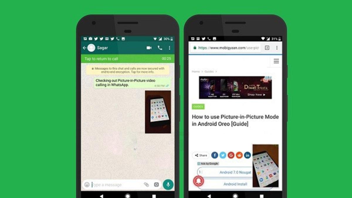 WhatsApp’a iPhone İçin Görüntülü Konuşmalarda Pencere İçinde Pencere Modu Geldi