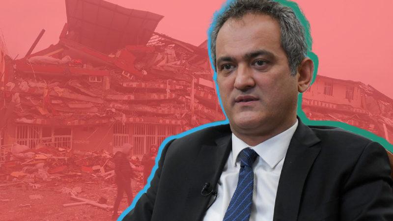 Milli Eğitim Bakanı, Deprem Bölgesinde Eğitimin Nasıl Devam Edeceğini Açıkladı