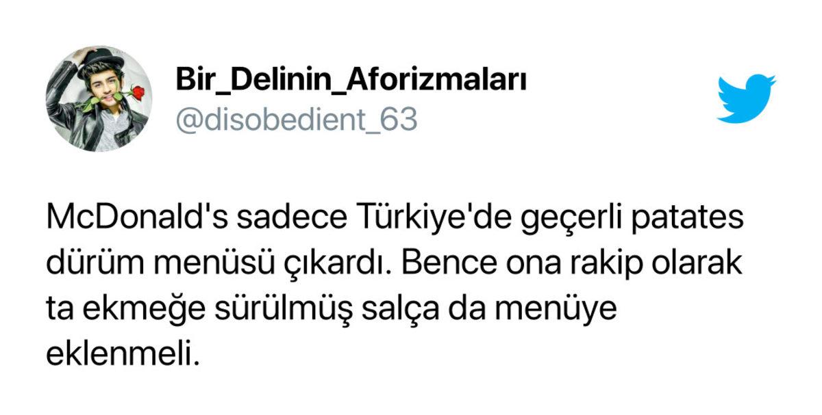 McDonald’s’ın 80 TL’ye ‘Patates Dürüm Menü’ Satmaya Başlamasını Konuşmamız Gerek: İşte Sosyal Medyadan Gelen Tepkiler...
