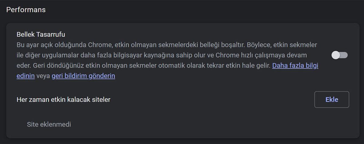 Google Chrome, RAM Sömürmeyi Bırakacağı Yeni Özelliğini Yayınladı