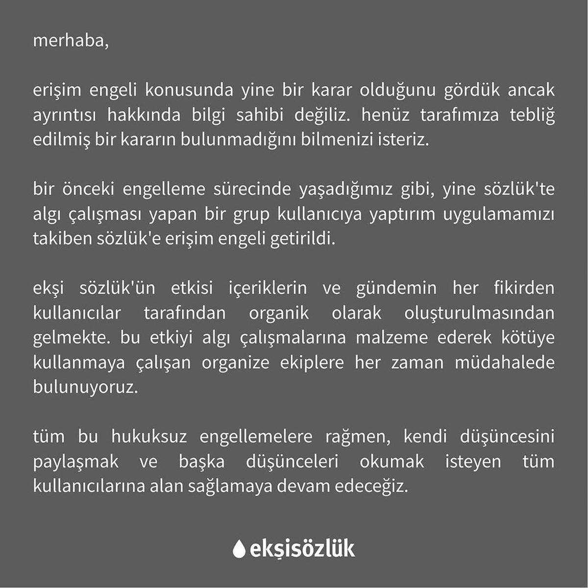 Kapatılan Ekşi Sözlük’ün Yerine Açılan ’eksisozluk42’ye de Erişim Engeli Getirildi: Alternatif Alan Adı Paylaşıldı!