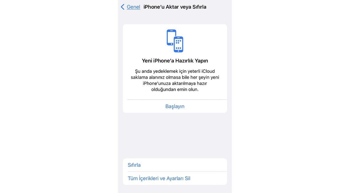 Tüm Verileri ya da Ayarları Silmek İçin iPhone Sıfırlama Nasıl Yapılır?