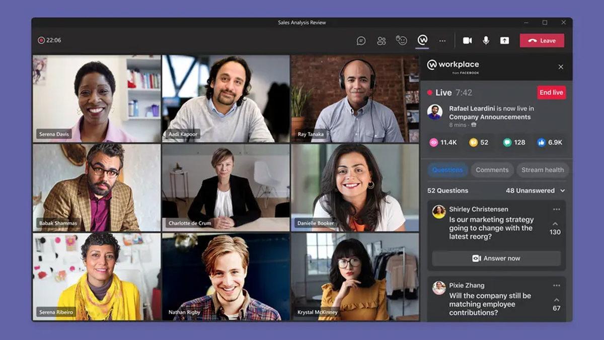 ’Metaverse’ Ortaklığı: Microsoft Teams ile Facebook Workplace Birleşti