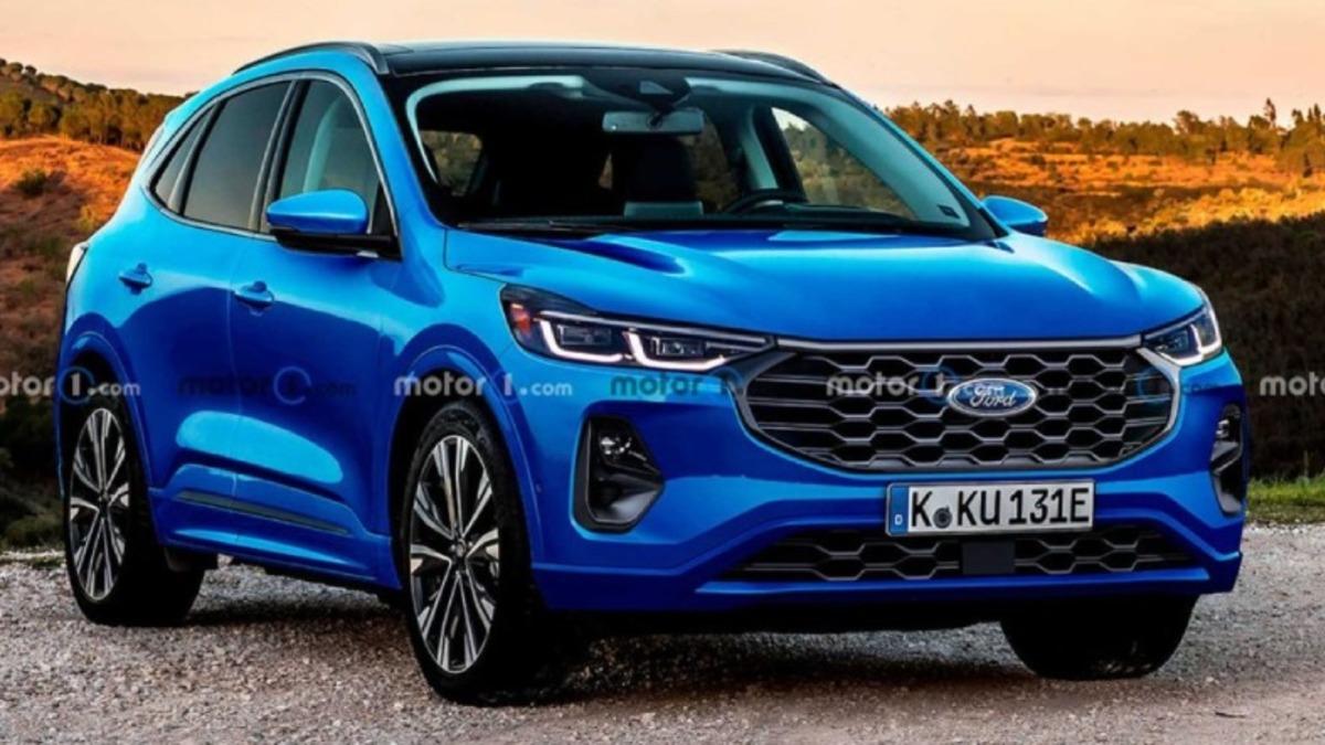 Yenilenen Ford Kuga’nın ’Mustang Mach-E’yi Aratmayan Tasarımı Ortaya Çıktı