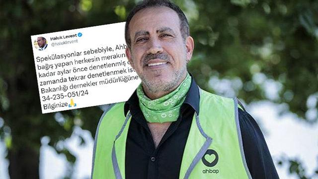 Ahbap’ın Denetlenmesi İçin Başvuruda Bulunuldu: Haluk Levent Açıklama Yaptı
