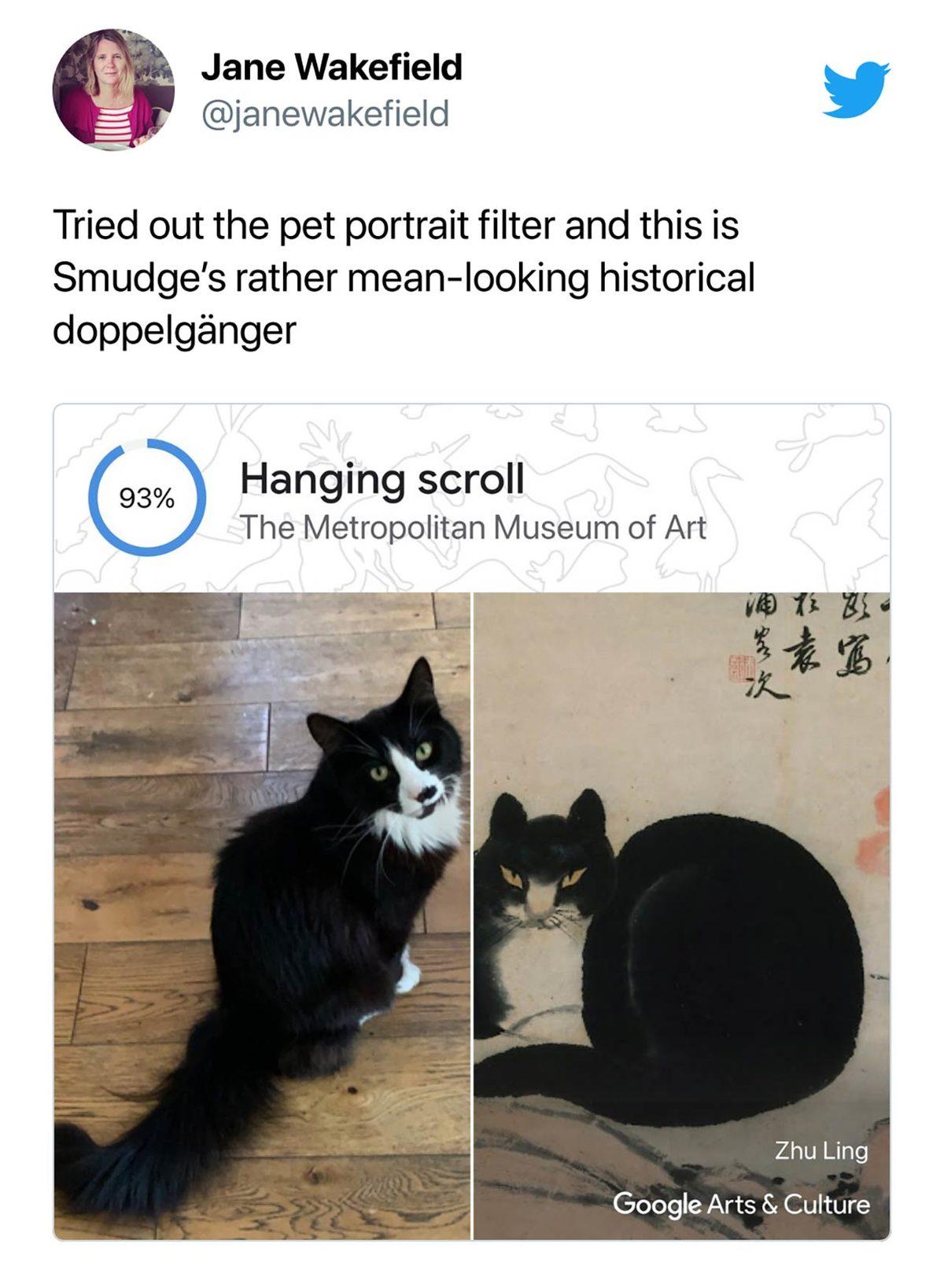 Google’ın Yeni Aracı Pet Portraits, Evcil Hayvanınızın Fotoğrafını Ona En Çok Benzeyen Sanat Eseri ile Eşleştiriyor