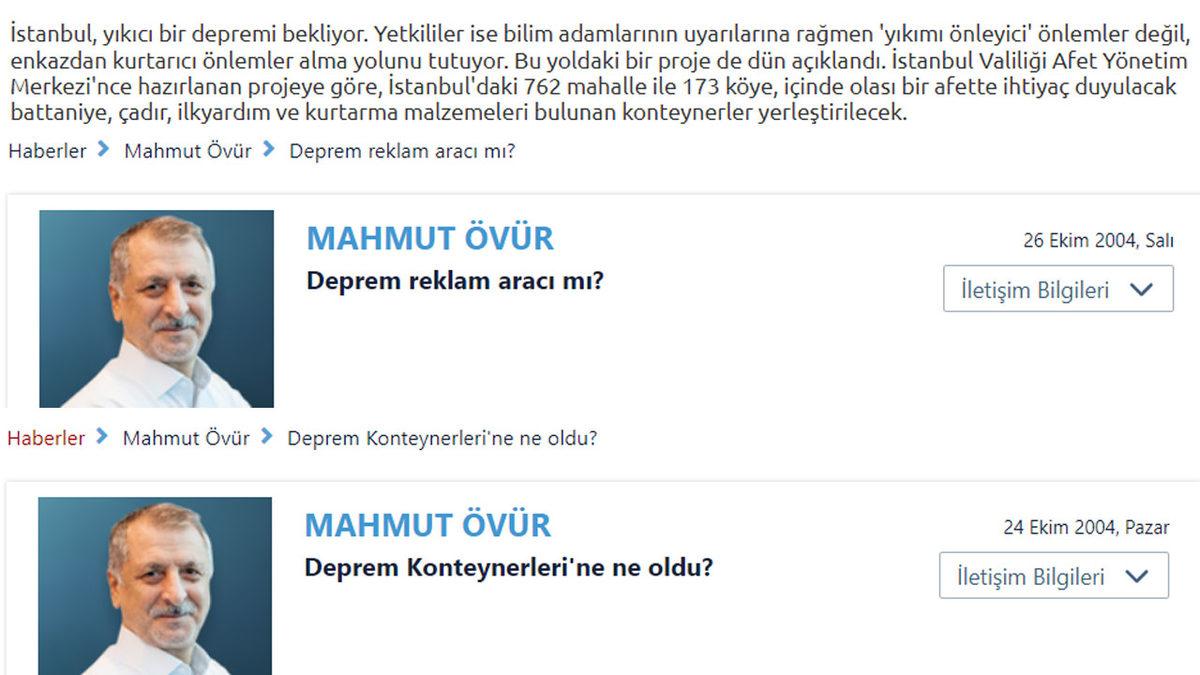 1999 Depremi Sonrası Her Mahalleye Yerleştirilen Bu Turuncu Konteynerlere Ne Oldu?