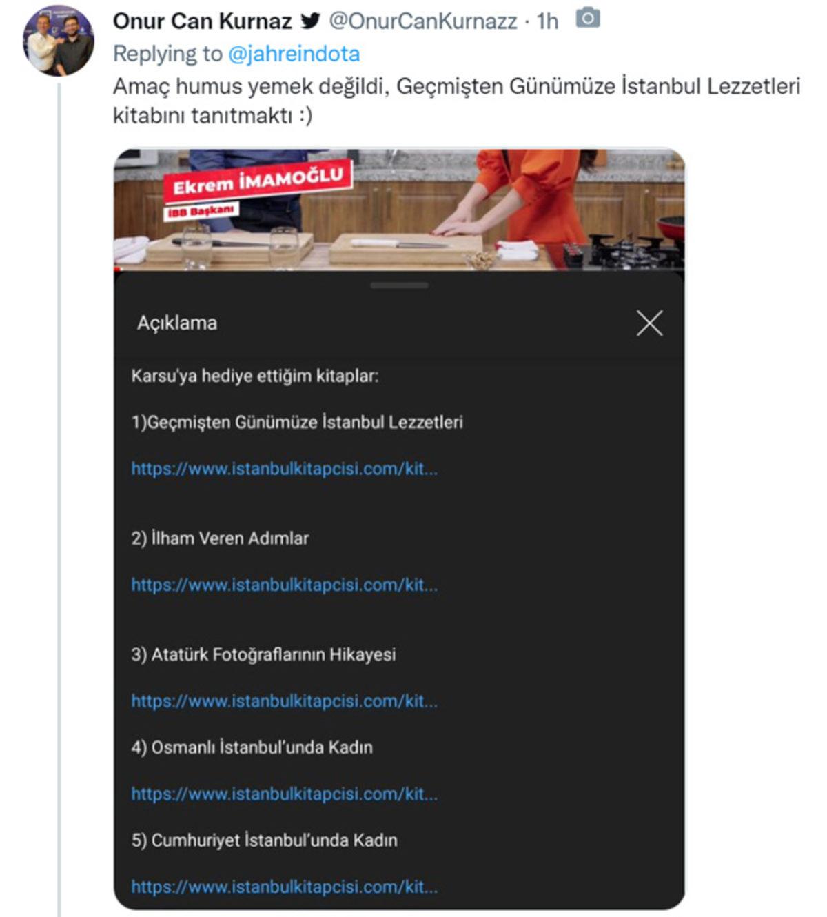 Ekrem İmamoğlu’nun Karsu’yla Çektiği Yemek Videosuna Tepki Gösteren Jahrein, İftirayla Suçlandı: İşte Gelen Tepkiler