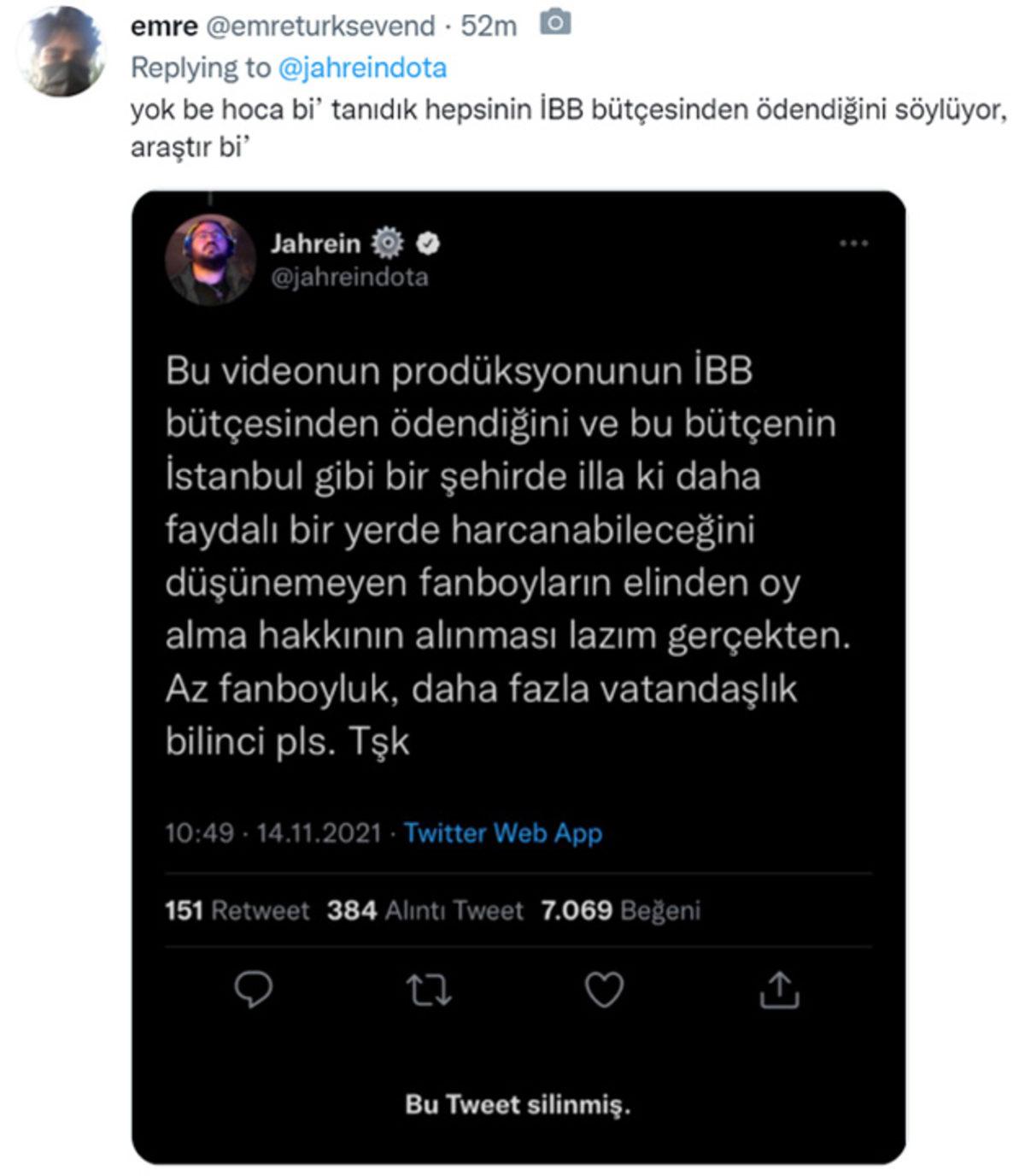 Ekrem İmamoğlu’nun Karsu’yla Çektiği Yemek Videosuna Tepki Gösteren Jahrein, İftirayla Suçlandı: İşte Gelen Tepkiler