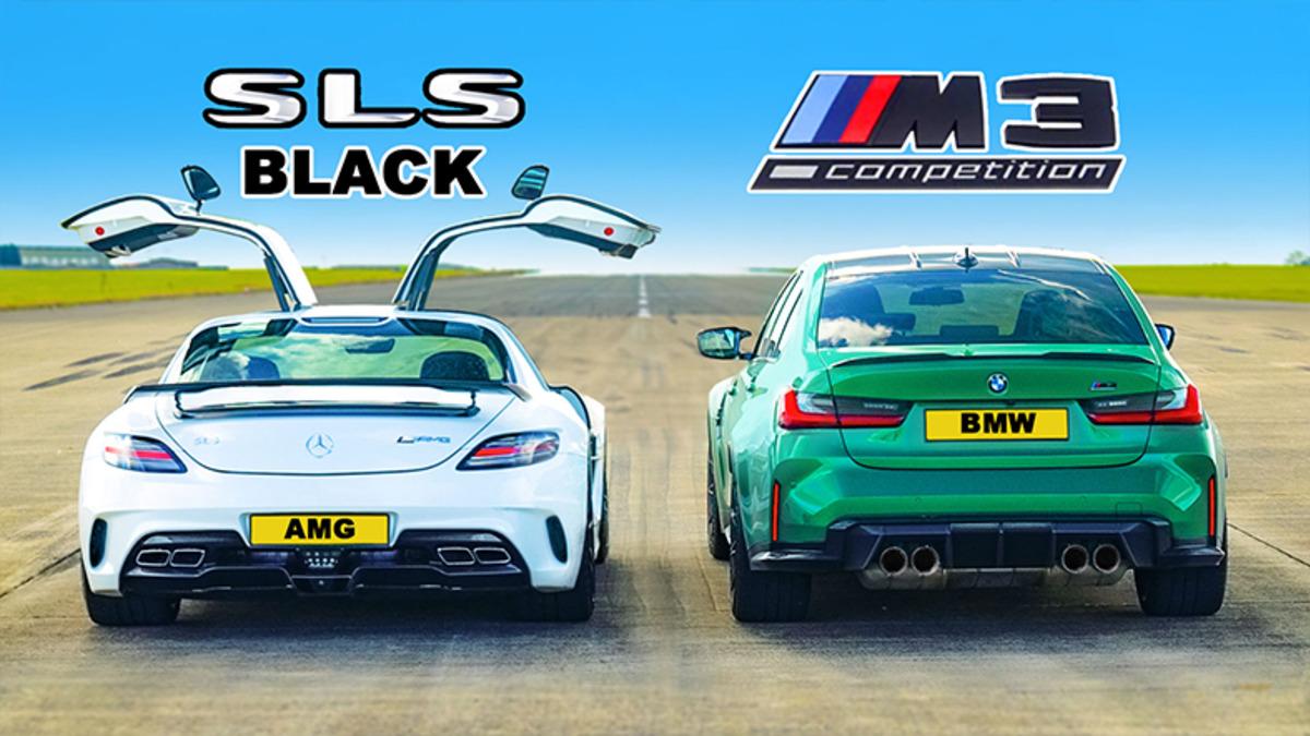 İki Alman Devi Karşı Karşıya: Mercedes AMG Black ve BMW M3 Kozlarını Drag Yarışında Paylaştı