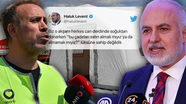 Haluk Levent, “Kızılay’ın Ahbap’a Çadır Satması” Konusunda Açıklama Yaptı! Kızılay’dan da Açıklama Geldi