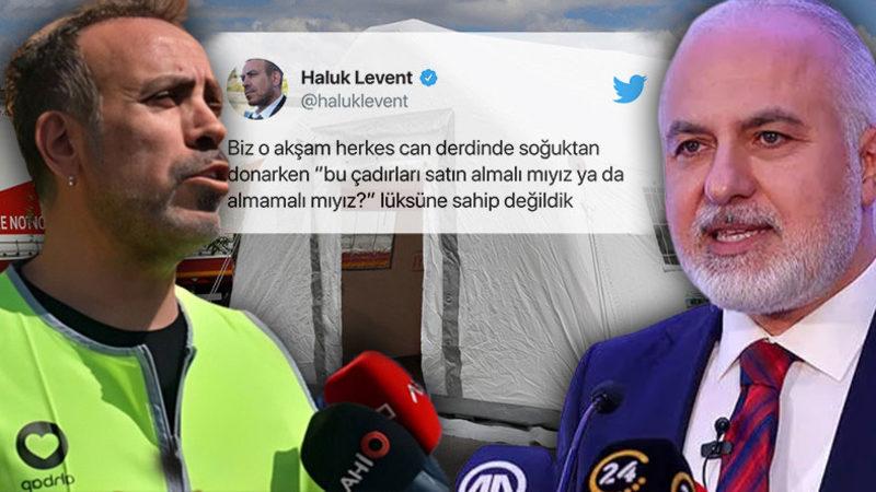 Haluk Levent, “Kızılay’ın Ahbap’a Çadır Satması” Konusunda Açıklama Yaptı! Kızılay’dan da Açıklama Geldi