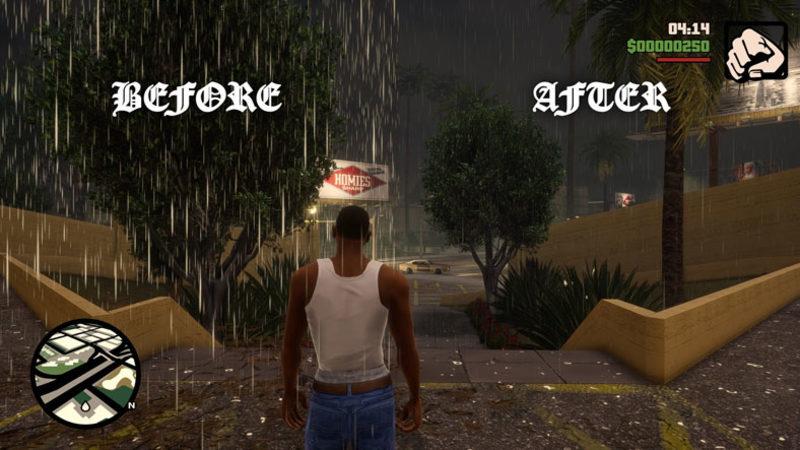 Rockstar’ın Enkazını Oyuncular Topluyor: Yenilenen GTA San Andreas’ın Göz Kanatan Yağmur Efektini Modcular Düzeltti