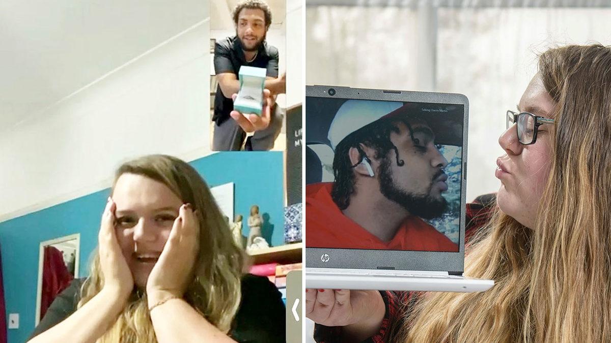 Uzaktan İlişkinin Zirvesi: Bir Saniye Bile Yüz Yüze Görüşmeyen Çift, Zoom Üzerinden Evlendi