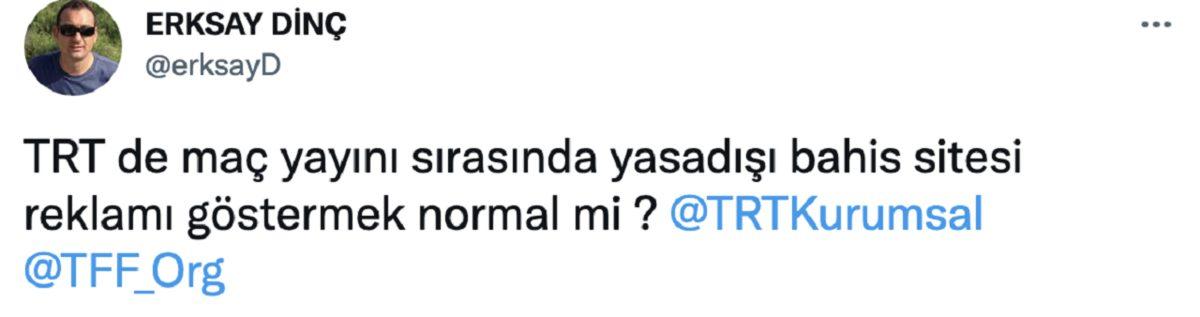 TRT 1’de Yayınlanan Karadağ - Türkiye Maçı Sırasında Yasa Dışı Bahis Sitesi Reklamları Yayınlandı: İşte Gelen Tepkiler