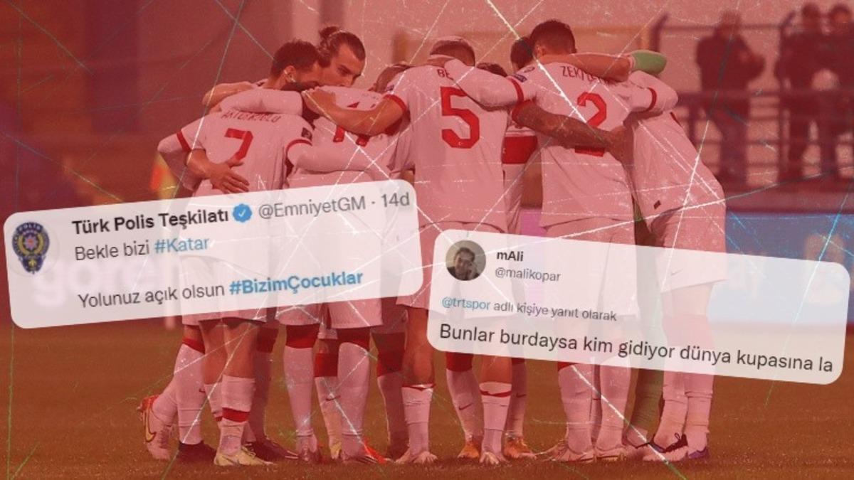 Milli Takım, 2022 Dünya Kupası Play-Off’larına Kaldı: Sosyal Medya Kırmızı Beyaza Büründü