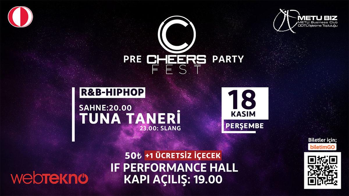 ODTÜ İşletme Topluluğu’nun Düzenlediği Pre-Cheers Party 18 Kasım’da Gerçekleşecek