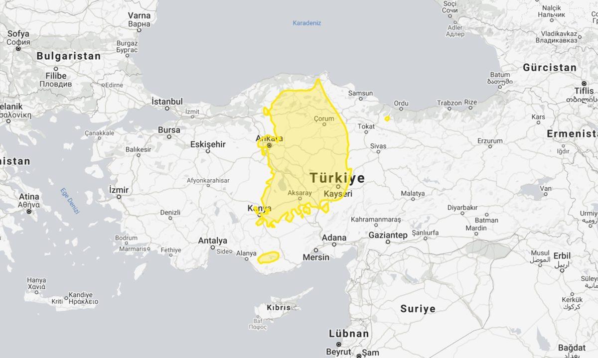 Türkiye’nin Büyüklüğünü Diğer Ülkelerle Kıyasladık: Ortaya Şaşırtıcı Sonuçlar Çıktı (Yüz Ölçümü Olarak)