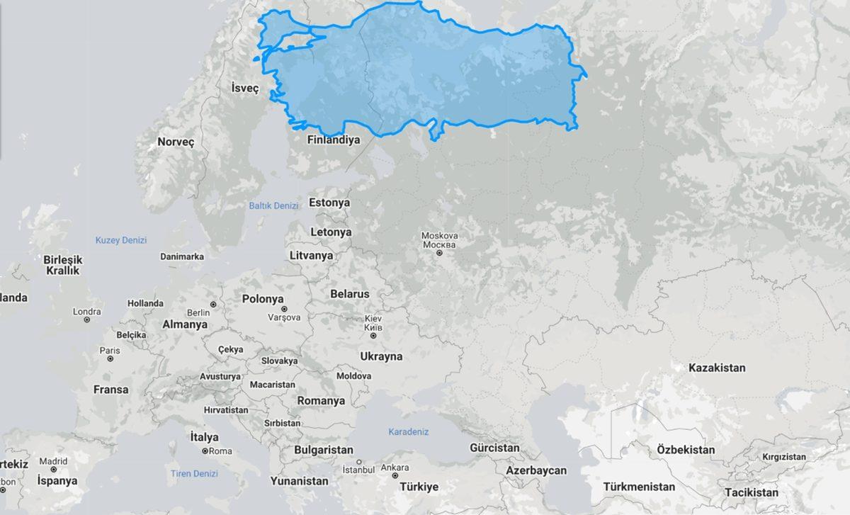 Türkiye’nin Büyüklüğünü Diğer Ülkelerle Kıyasladık: Ortaya Şaşırtıcı Sonuçlar Çıktı (Yüz Ölçümü Olarak)