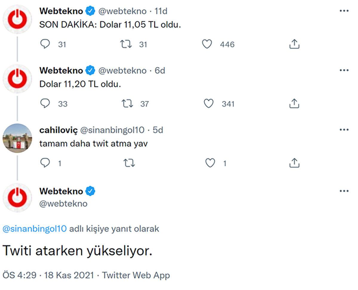 Henüz 6 Gün Önce 10’a Yükselen Dolar 11 TL Oldu