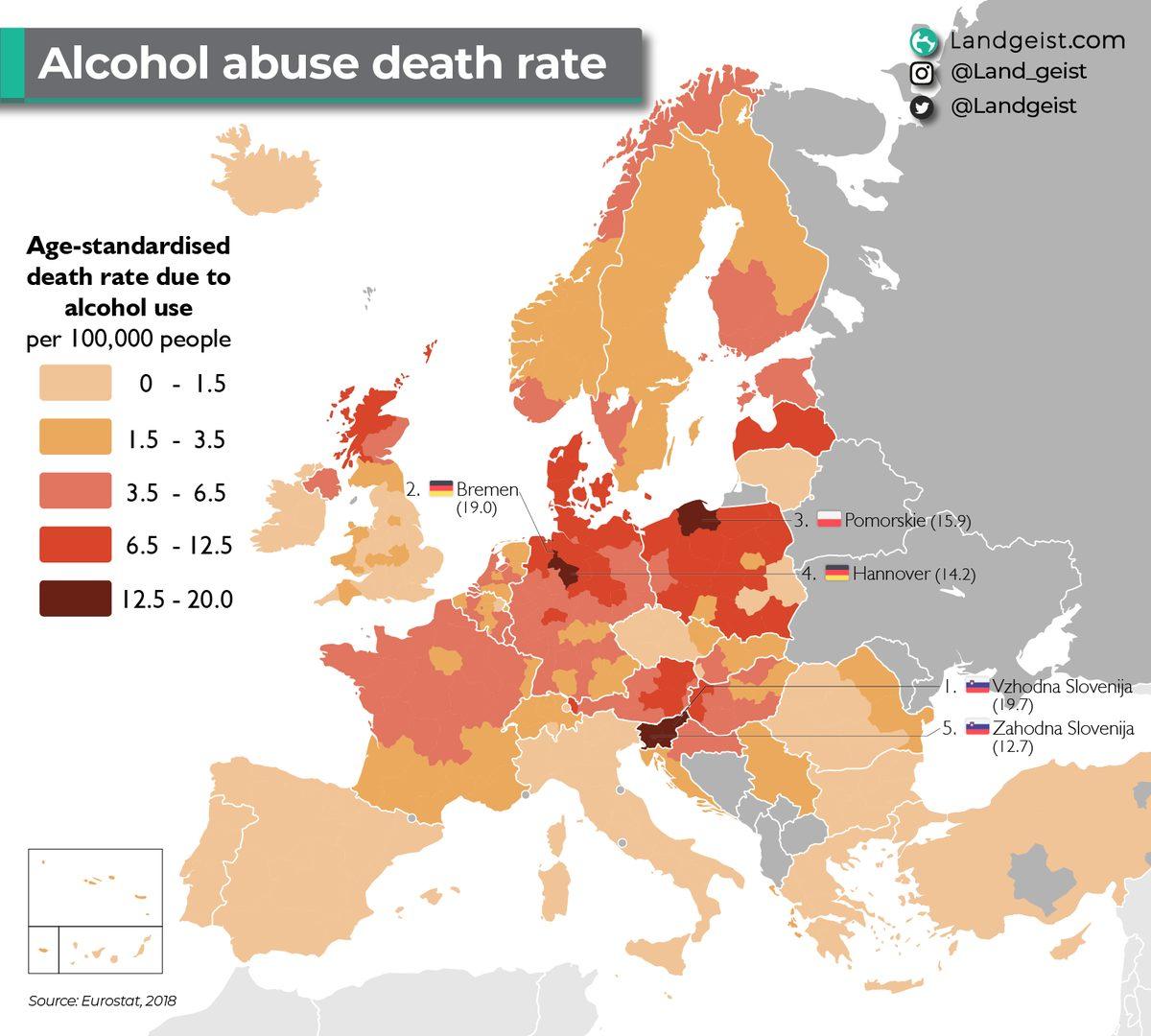 Avrupa’da Alkole Bağlı Ölümlerin En Çok Görüldüğü Ülkeler Açıklandı: Türkiye Ne Durumda?
