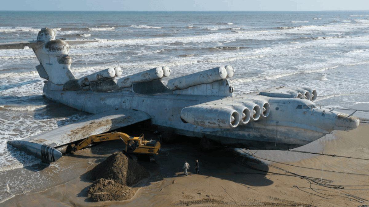 Uçağa Benzese de Aslında Uçmak İçin Tasarlanmayan Sovyet Teknolojisi: Hazar Denizi Canavarı