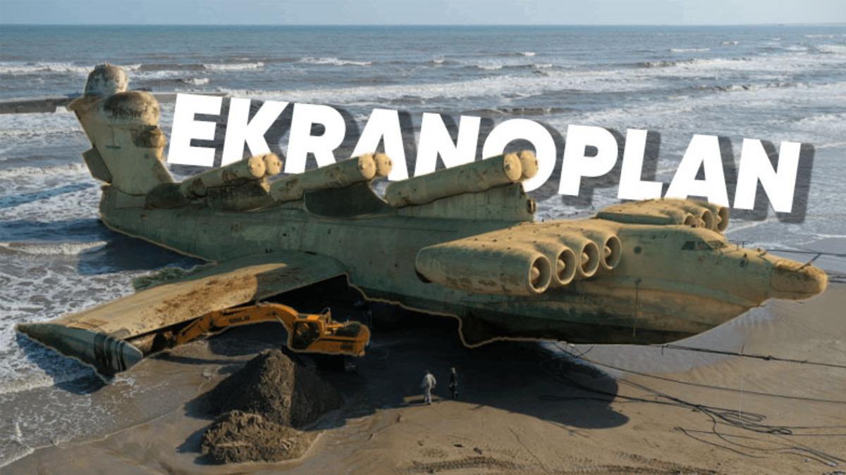 Uçağa Benzese de Aslında Uçmak İçin Tasarlanmayan Sovyet Teknolojisi: Hazar Denizi Canavarı