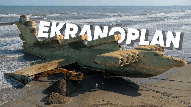 Uçağa Benzese de Aslında Uçmak İçin Tasarlanmayan Sovyet Teknolojisi: Hazar Denizi Canavarı