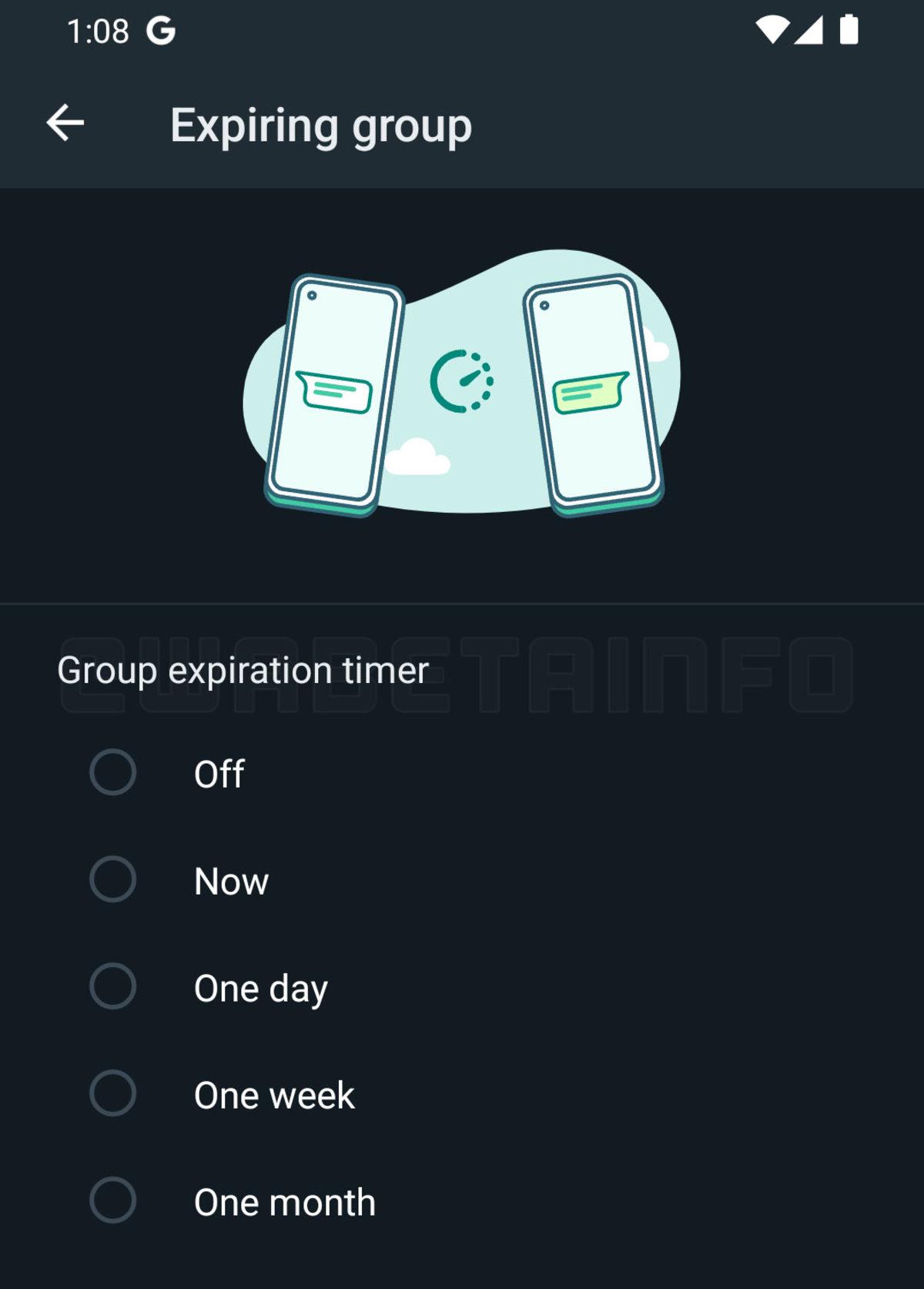 WhatsApp Gruplarına ’Son Kullanma Tarihi’ Geliyor: İşte Yeni Ekran Görüntüsü