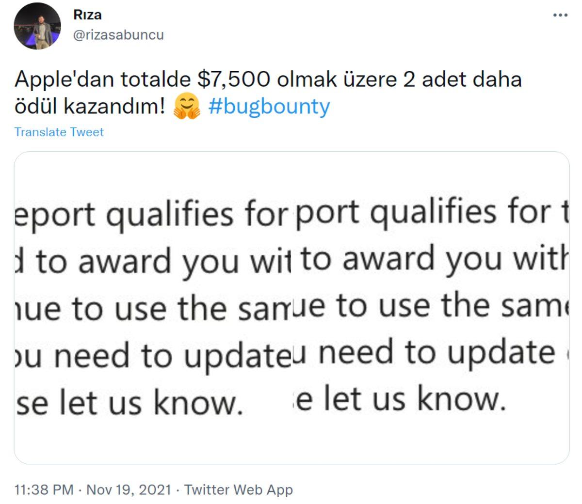 11’le Çarpınca İyi Para: Apple’ın Açığını Bulan Türk Yazılımcı, İki Ayrı Ödül Kazandı