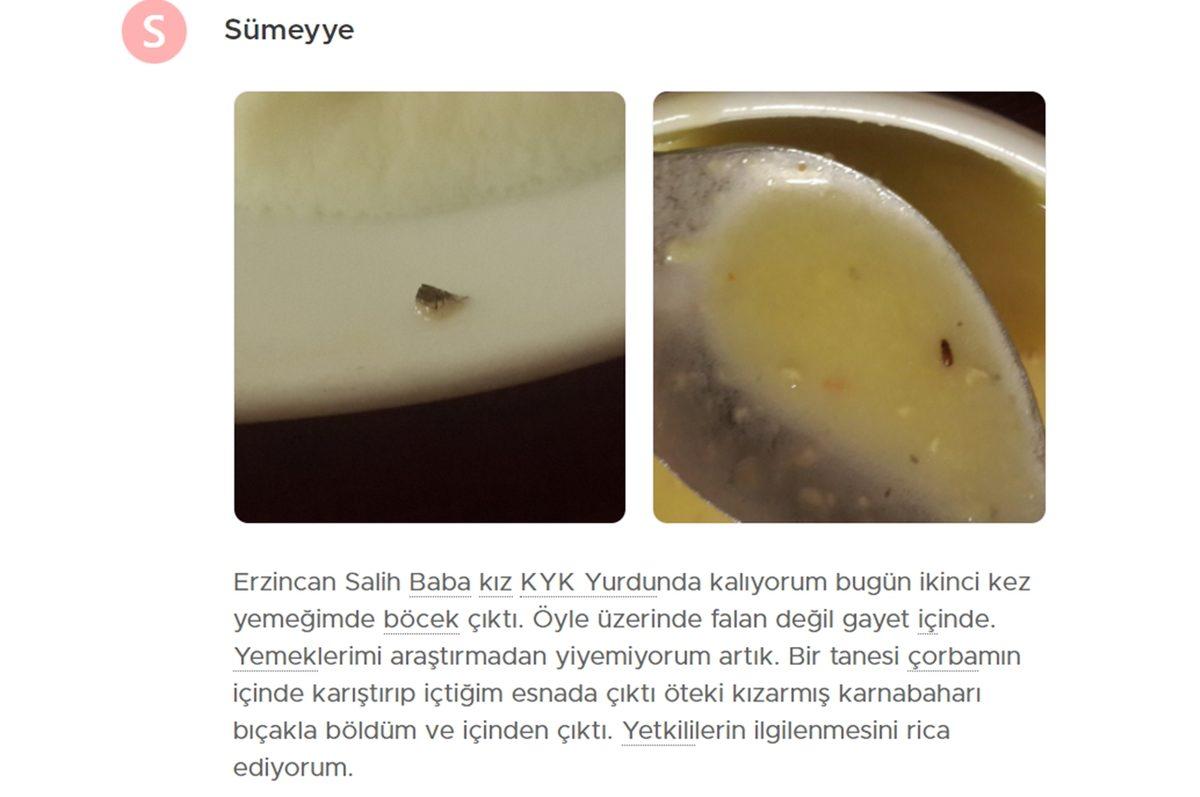 Öğrenciler Sosyal Medyada Paylaşıyor: KYK Yurtlarındaki Yemeklerden Çıktığı Söylenen İğrenç Şeylere İnanamayacaksınız