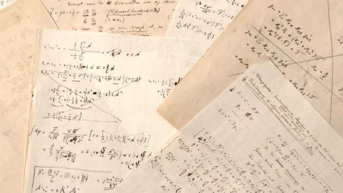 Albert Einstein’ın Fiziği Adeta Baştan İnşa Ettiği El Yazması Notları Açık Artırmaya Çıkıyor: Rekor Tahmini Değeri Belli Oldu