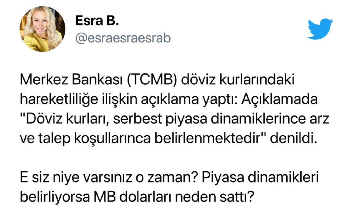 Merkez Bankası’ndan Doların 1 Günde 2 TL Artması Hakkında ’Aşırı Oynak Piyasa’ Açıklaması: İşte Gelen Tepkiler