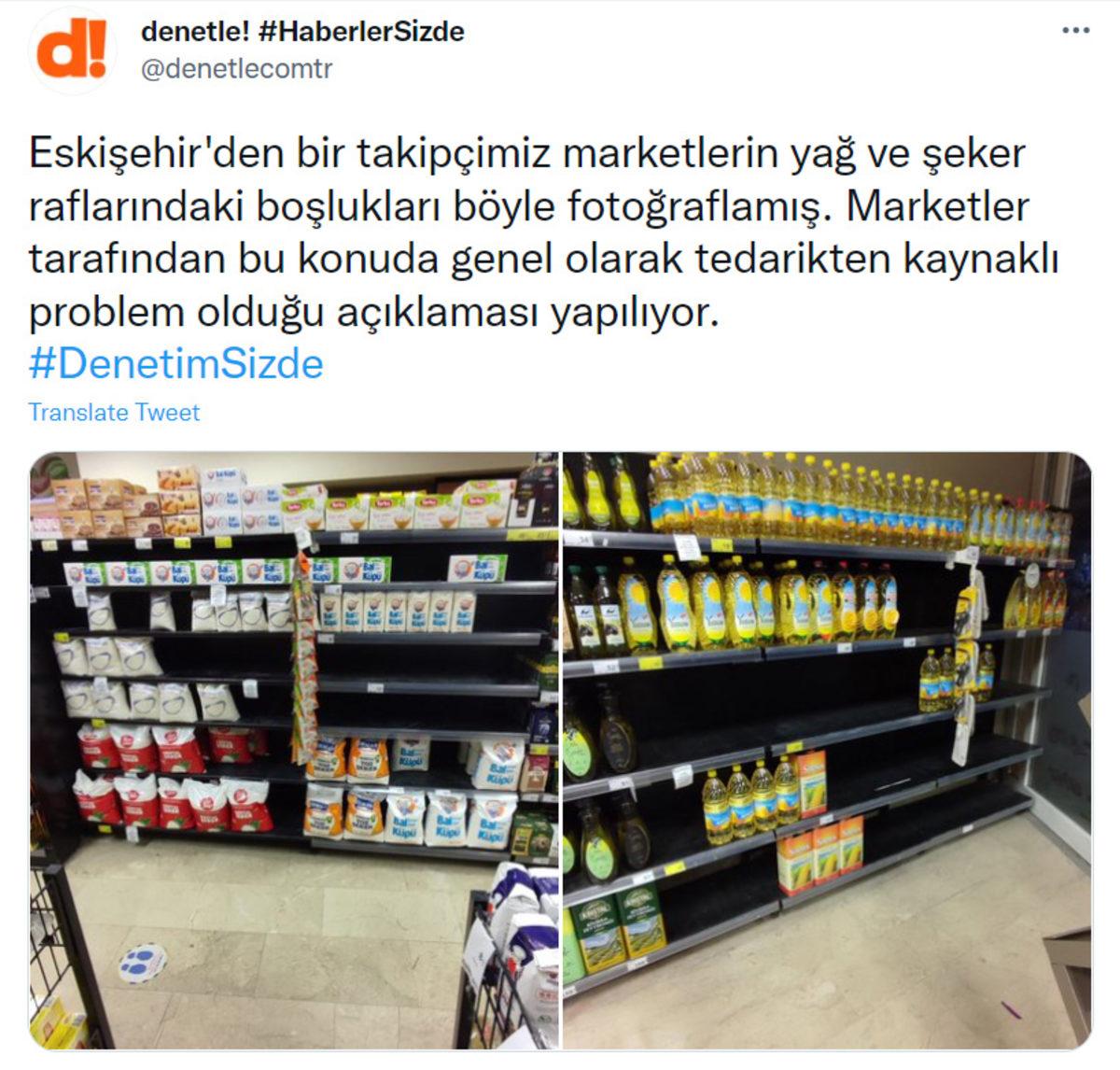 Marketlerde Temel Gıda Ürünlerinde ’Kota’ Uygulaması Yapılıyor: ’Tedarik Sorunları’ Gerekçe Gösteriliyor