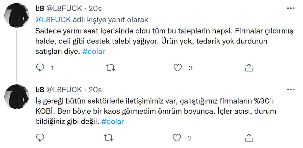 Doların Artmasıyla Sağlık, Mobilya ve E-Ticaret Gibi Birçok Sektörde Satışların Durdurulduğu Öne Sürüldü