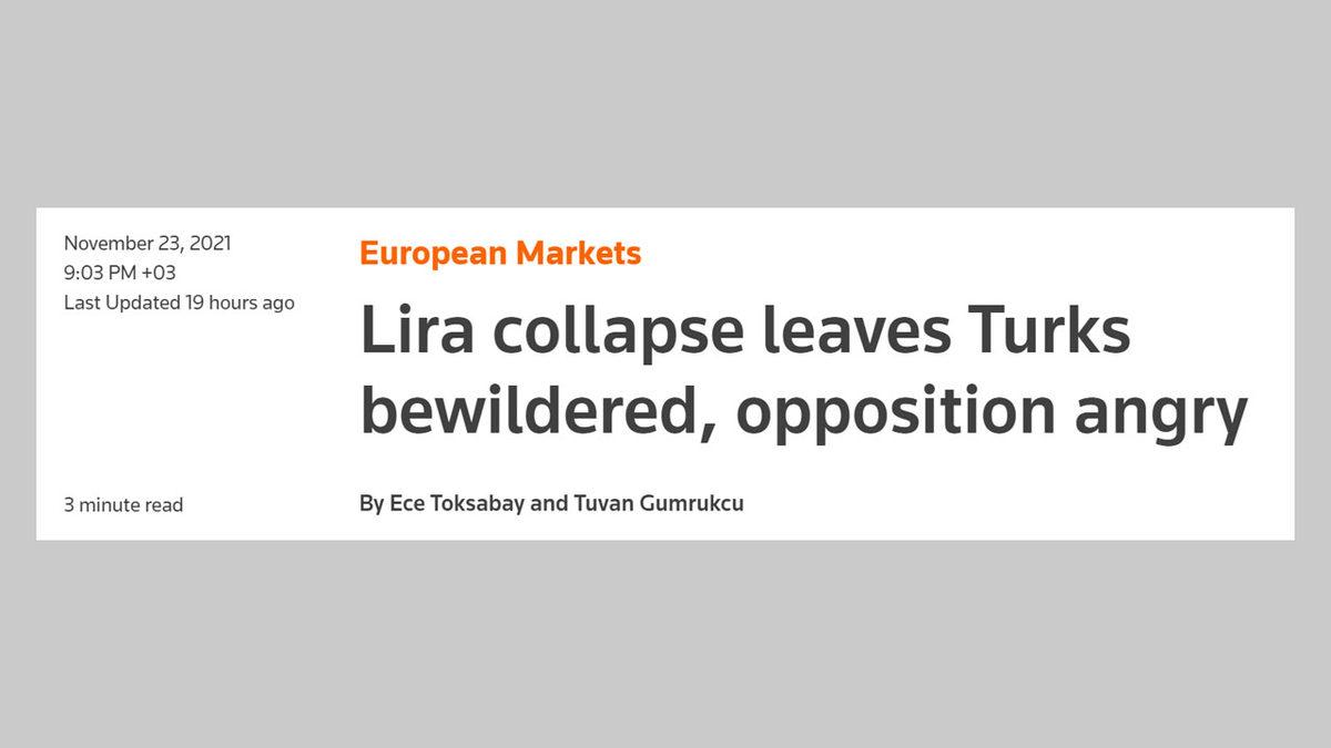 Türk Lirasının Yaşadığı Şok Değer Kaybı Dünya Basınında: İşte Atılan Manşetler