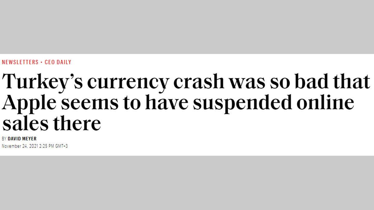 Türk Lirasının Yaşadığı Şok Değer Kaybı Dünya Basınında: İşte Atılan Manşetler