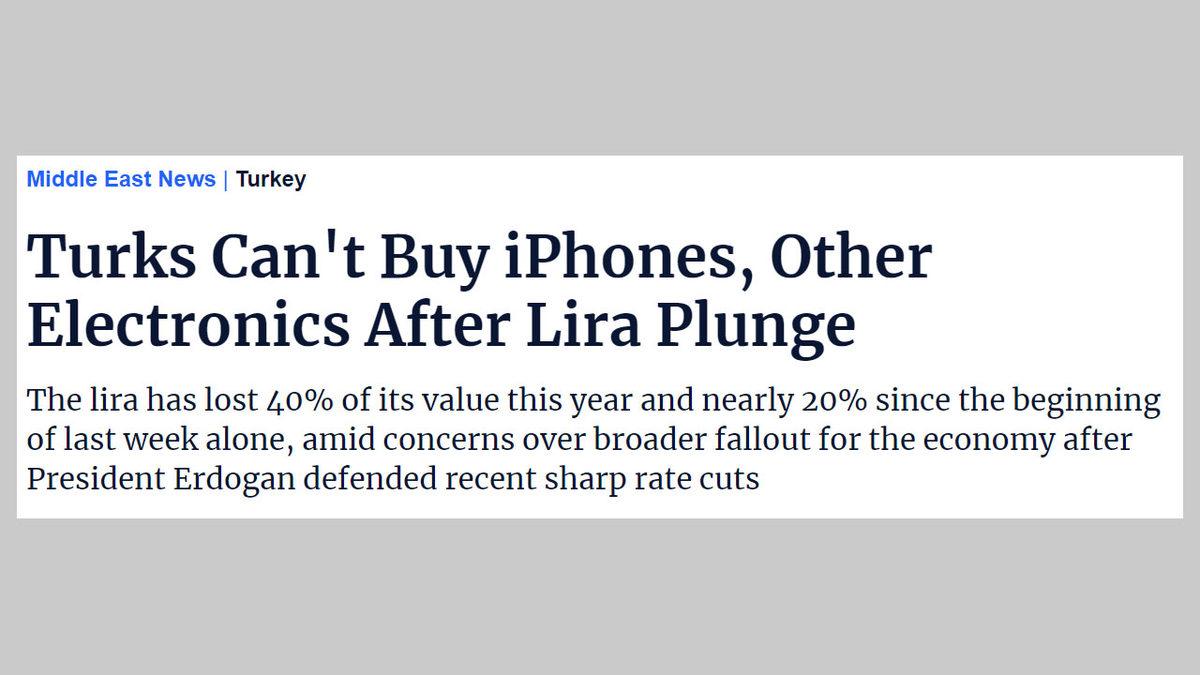 Türk Lirasının Yaşadığı Şok Değer Kaybı Dünya Basınında: İşte Atılan Manşetler