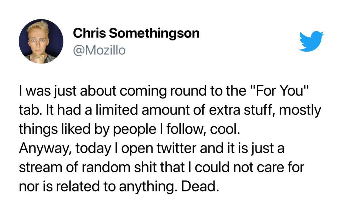 Elon Musk, Bu Sefer de Twitter’ın “Sana Özel” Sayfasını Bozdu (Al Gırdın Gırdın)