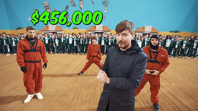 YouTuber MrBeast, 456 Bin Dolar Ödüllü ’Gerçek’ Squid Game Yarışması Düzenledi [Video]