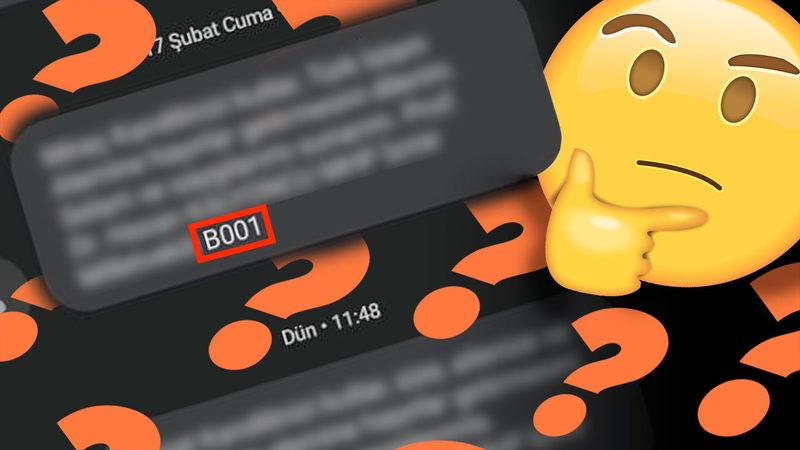 SMS’lerin Sonundaki ‘B001’ Benzeri Kodlar Ne Anlama Geliyor?
