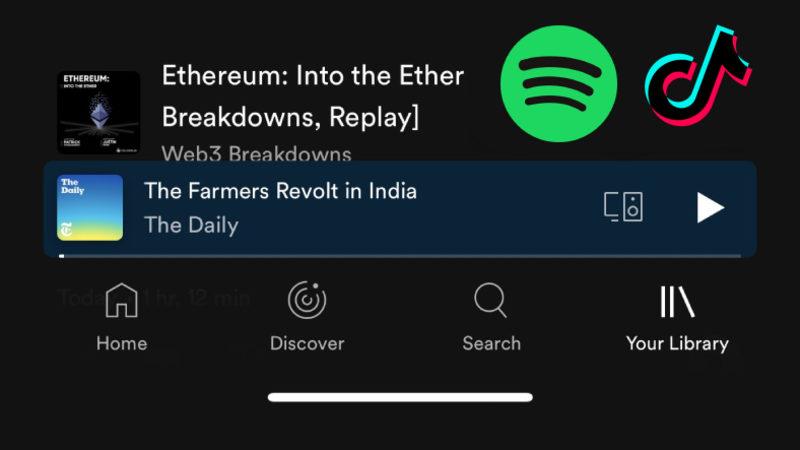 Sen de mi Brütüs: Spotify’ın TikTok Benzeri Bir Özellik Üzerine Çalıştığı Ortaya Çıktı