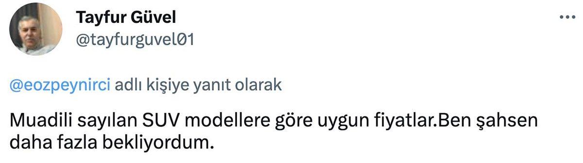 Togg T10X’in Fiyatına Sosyal Medyadan Gelen Tepkiler