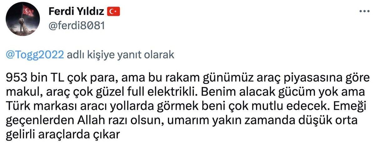 Togg T10X’in Fiyatına Sosyal Medyadan Gelen Tepkiler