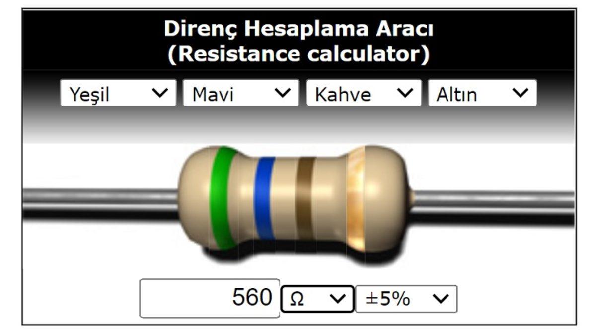 Akım ve Gerilimi Önleyen Elektronik Alet Dostu Direnç Renk Kodları Nedir, Nasıl Hesaplanır?