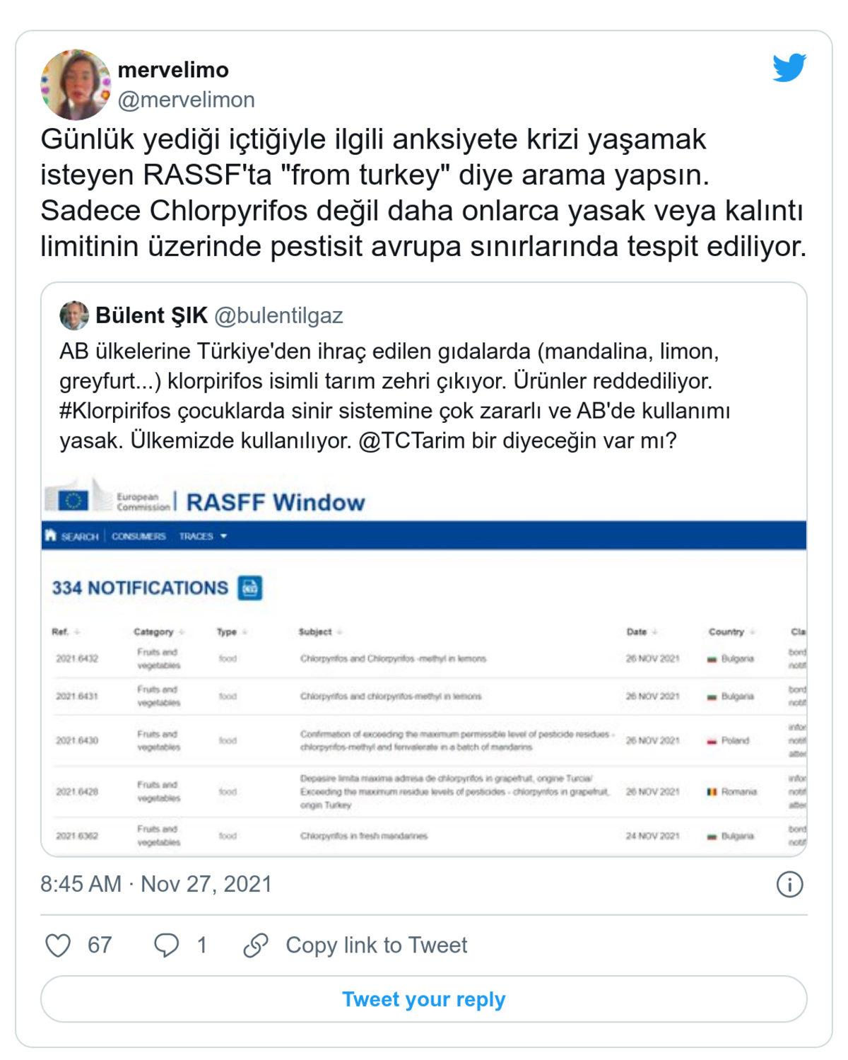 Ülkemizdeki Pazarlarda Satılıyor: Türkiye’den Avrupa’ya Satılan Meyveler ’Zehirli Tarım İlacı’ Sebebiyle İade Ediliyor