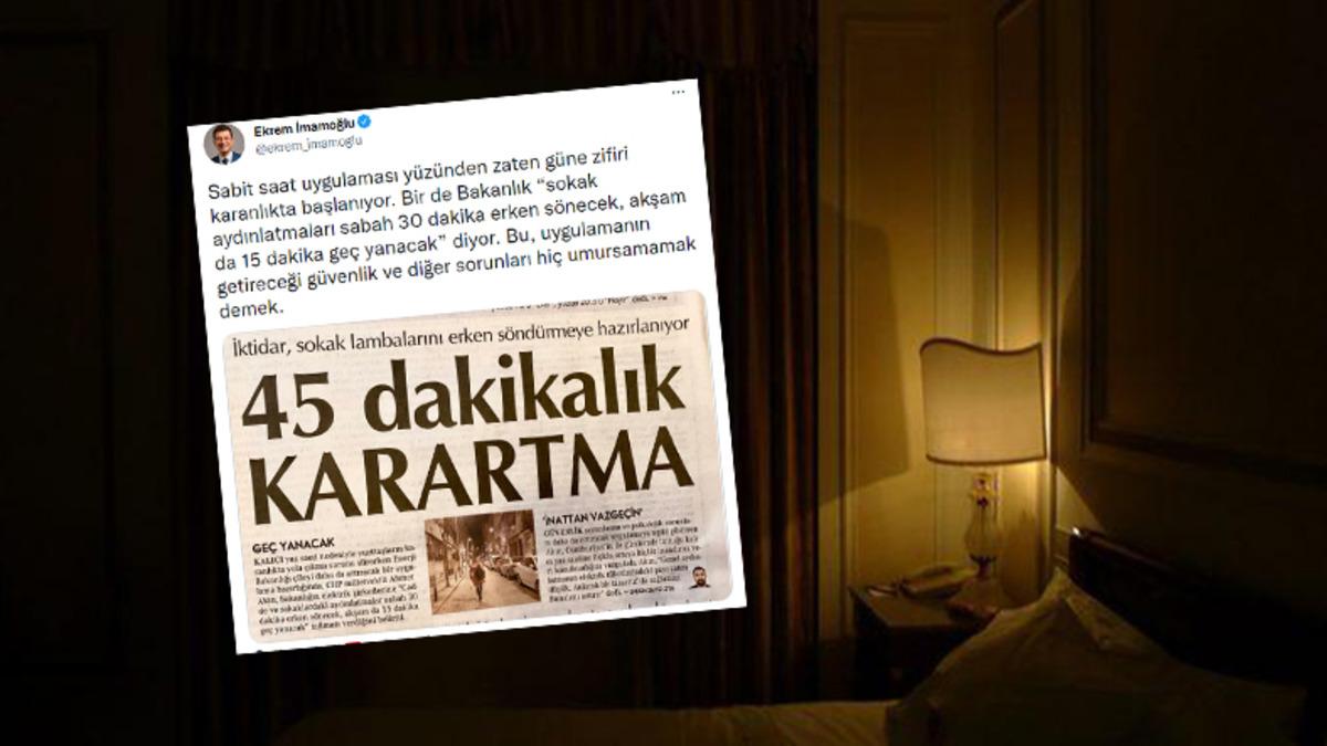 Sokaklar 45 Dakika Daha Karanlık Olacak: Kalıcı Yaz Saati Uygulaması Kapsamında ‘Sokak Işıkları Düzenlemesi’ Geliyor